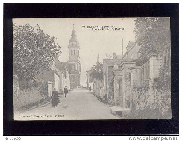 Savenay Rue Du Couedro Montée  édit.chapeau N°32   Belle Carte - Savenay