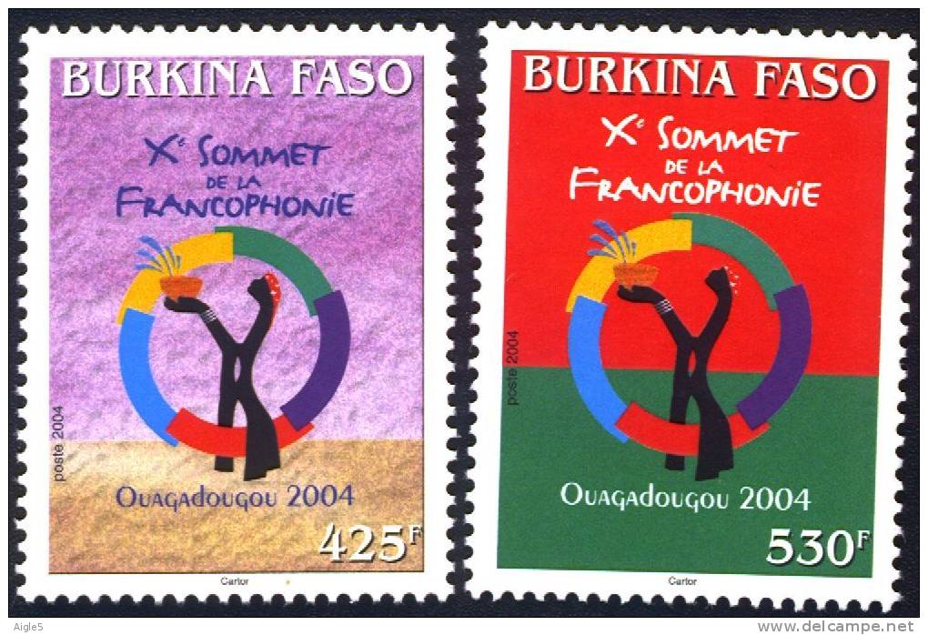 BURKINA FASO. 2004. Sommet De La Francophonie à Ougadougou - Burkina Faso (1984-...)