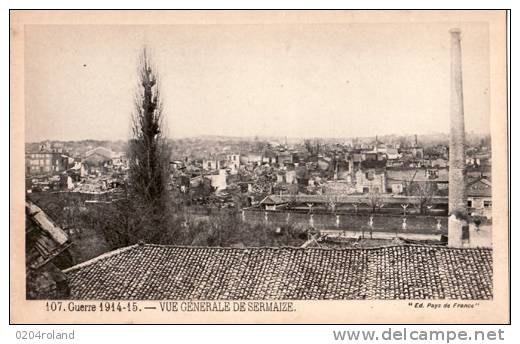 Sermaize - Guerre 1914   1915 - Vue Générale - Sermaize-les-Bains