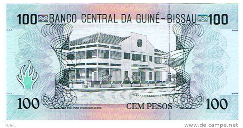 100 Pesos  "GUINEA-BISSAU" 1er Mars 1990 UNC    Ble 35 - Guinea–Bissau