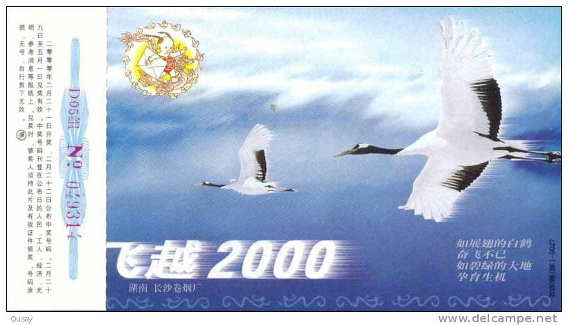 Crane   Bird  ,    Prepaid Card , Postal Stationery - Kranichvögel