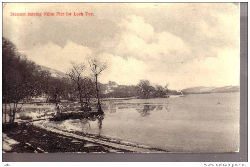 STEAMER LEAVING KILLIN PIERFOR LOCH TAY - Nouvelle Calédonie