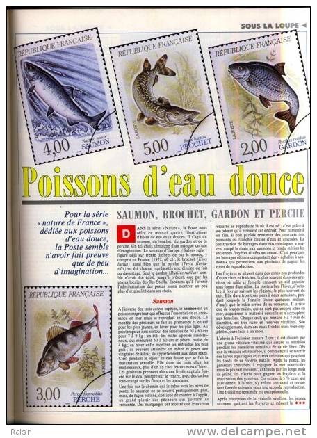 Le Monde Des Philatélistes N°444 Sept; 1990 TIMBRES  TELECARTES  POISSONS D´EAU DOUCE  CP Boulevard Du Crime TBE - Français (àpd. 1941)