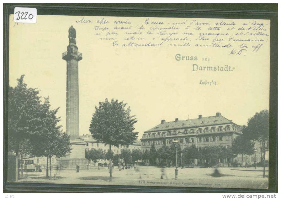 DEUTSCHLAND - GRUSS AUS DARMSTADT  - TB - Darmstadt