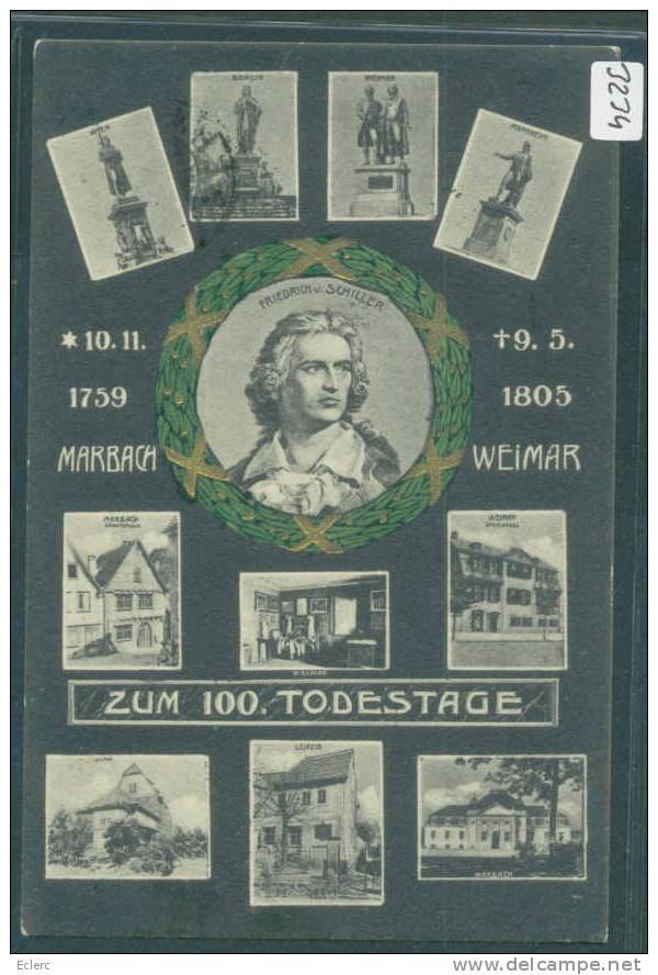 DEUTSCHLAND - ZUM 100. TODESTAGE - FRIEDRICH VON SCHILLER - TB - Weimar