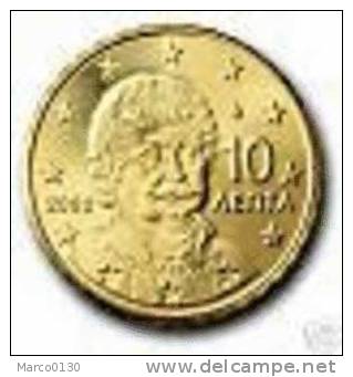 GRECE 10Cts 2002 Sans Lettre - Grecia