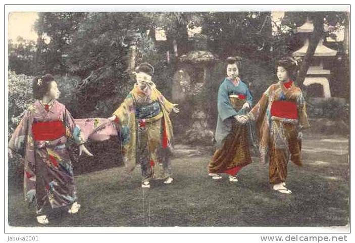 JAPAN JAPANESE GEISHA IN COSTUME OLD POSTCARD #047 - Unclassified