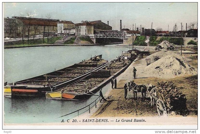 D93 - SAINT DENIS  -  Le Grand Bassin - Pantin