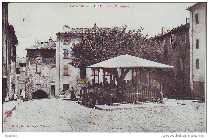 LA GARDE  FREINET  LA POISSONNERIE EN 1908 - La Garde Freinet