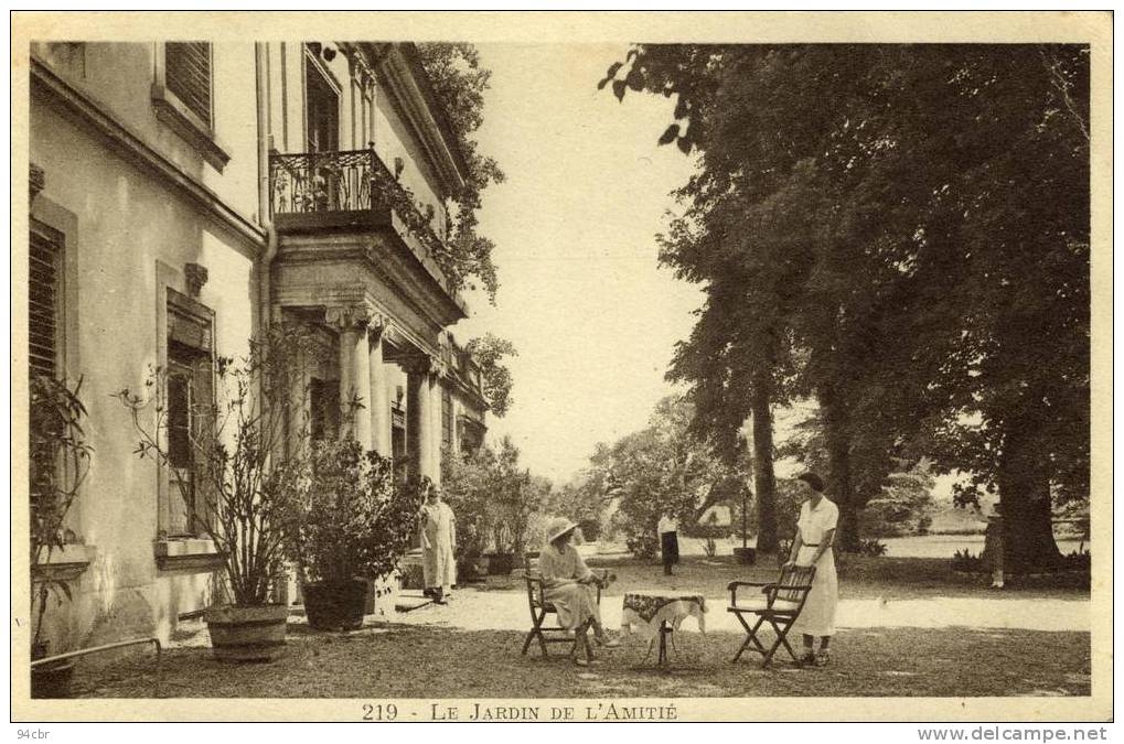 CPA  (SUISSE  )   Chateau De CARTIGNY  Sté Philanthrop (leger Choc Coin Haut Droit) - Cartigny