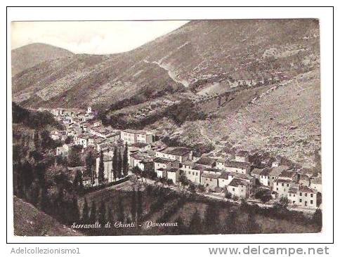 13996)cartolina Illustratoria  Serravalle Di Chienti -  Panorama - Macerata