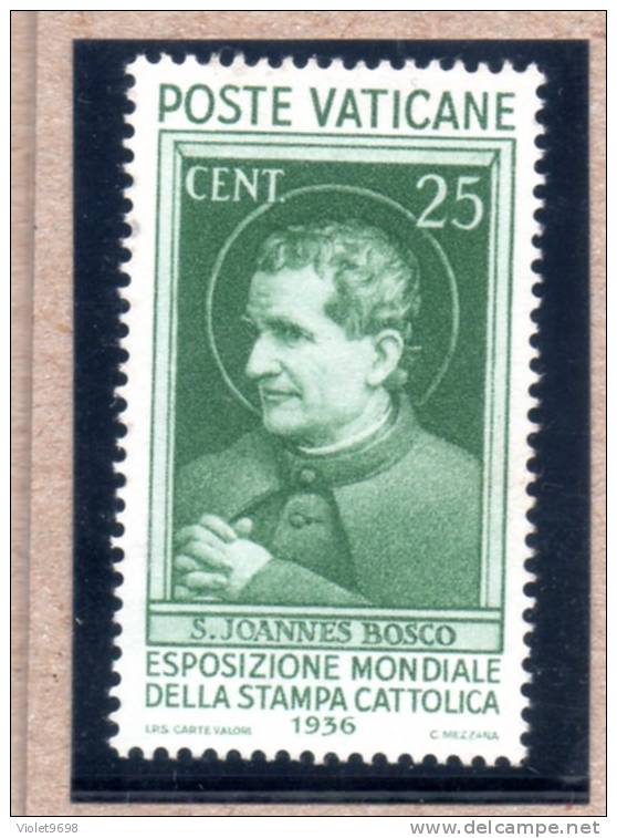 VATICAN: TP N°74 * - Unused Stamps
