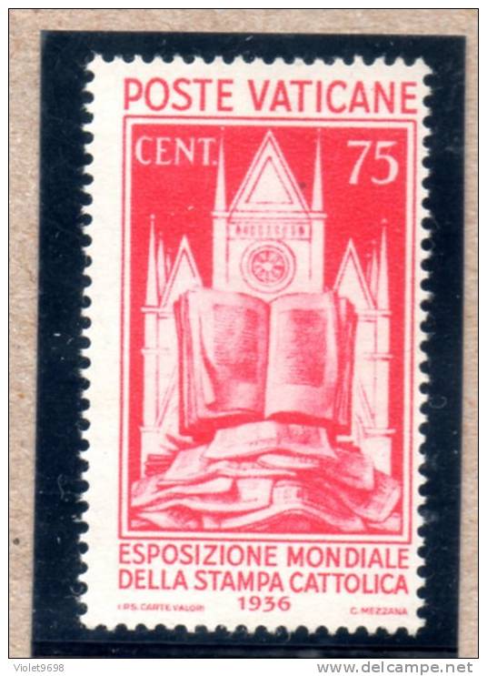 VATICAN: TP N°76 * - Nuevos