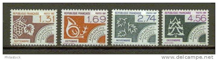 FRANCE PREOBLITERE N° 194 à 197 ** - 1964-1988