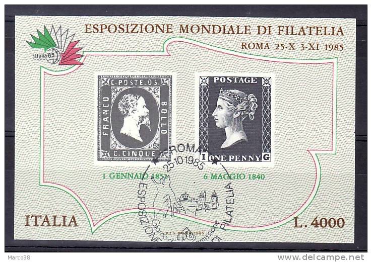 ITALIE:  BF.n°3 Oblitéré 1°jour    - Cote 8€ - - Blocks & Sheetlets