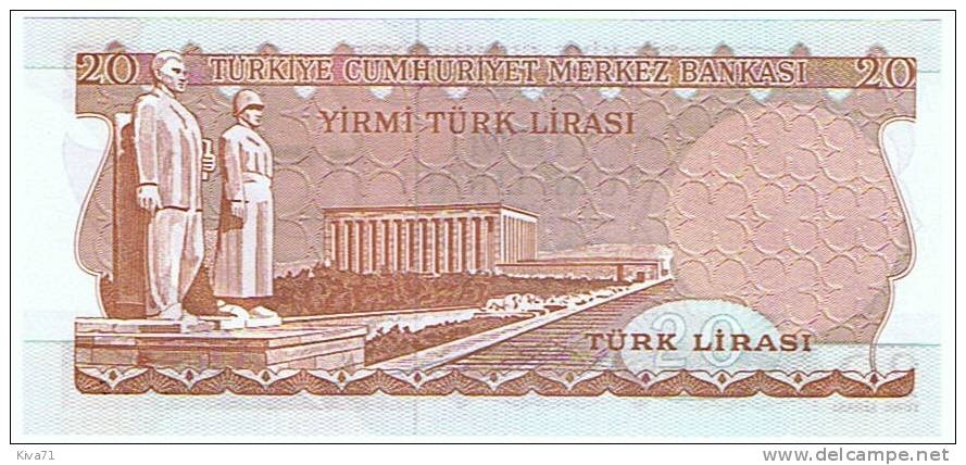 20 Lira "TURQUIE"  P187b  UNC  Ro 69 - Türkei