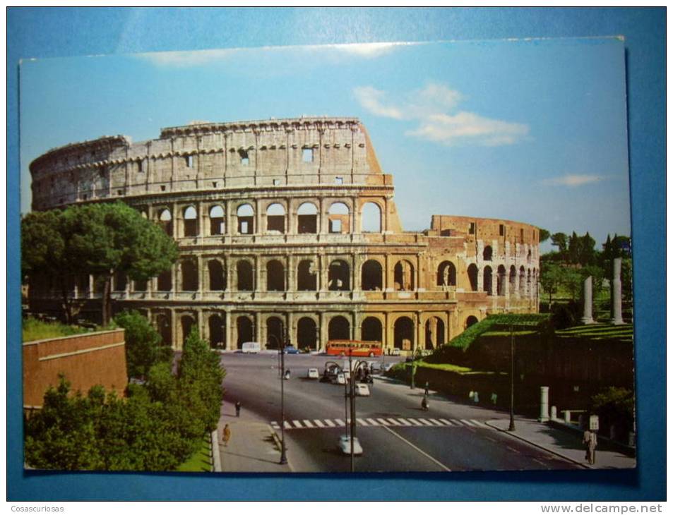 R.9259  LAZIO  ITALIA ITALY  ROMA ROME  ARCHAELOGY ARQUEOLOGIA  EL COLISEO COLOSSEO  AÑOS 70  MAS EN MI TIENDA - Colosseum