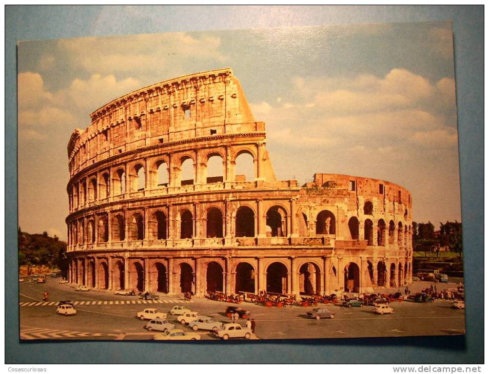 R.9260  LAZIO  ITALIA ITALY  ROMA ROME  ARCHAELOGY ARQUEOLOGIA  EL COLISEO COLOSSEO  AÑOS 60/70  MAS EN MI TIENDA - Colosseum