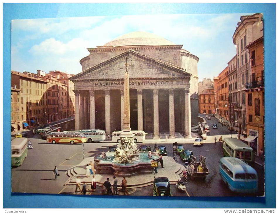 R.9264  LAZIO  ITALIA ITALY  ROMA ROME  ARCHAELOGY ARQUEOLOGIA  PANTHEON  AÑOS 70  MAS EN MI TIENDA - Pantheon