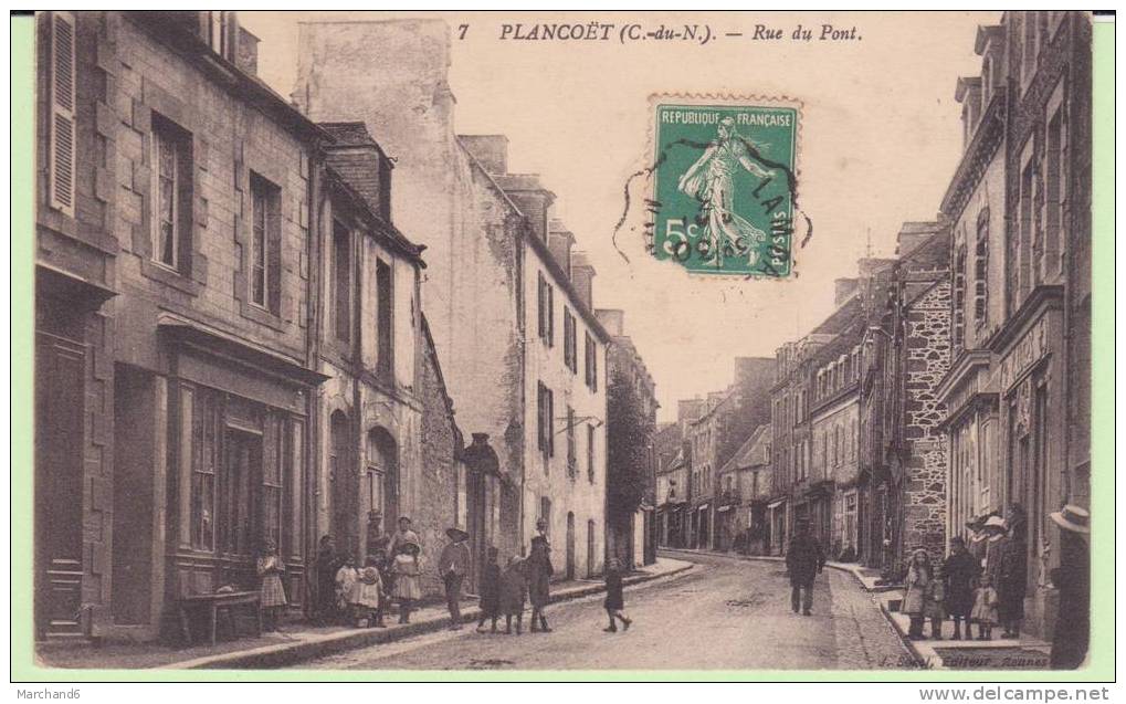 COTES D ARMOR.PLANCOET.RUE DU PONT - Plancoët