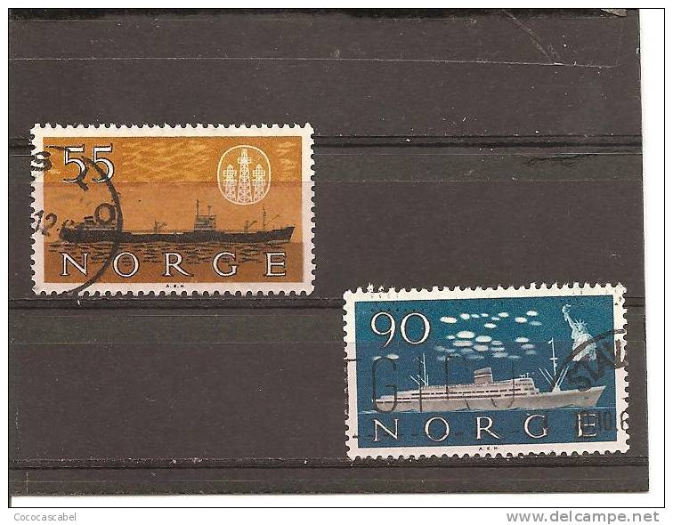 Noruega-Norway Nº Yvert 405-06 (usado) (o). - Gebraucht