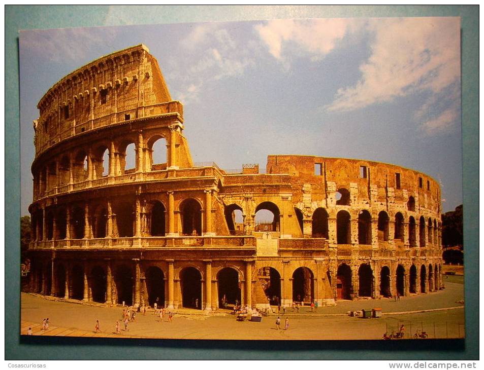 R.9298  LAZIO  ITALIA ITALY  ROMA ROME  ARCHAELOGY ARQUEOLOGIA  COLOSSEO COLISEO  AÑOS 60  MAS EN MI TIENDA - Colisée