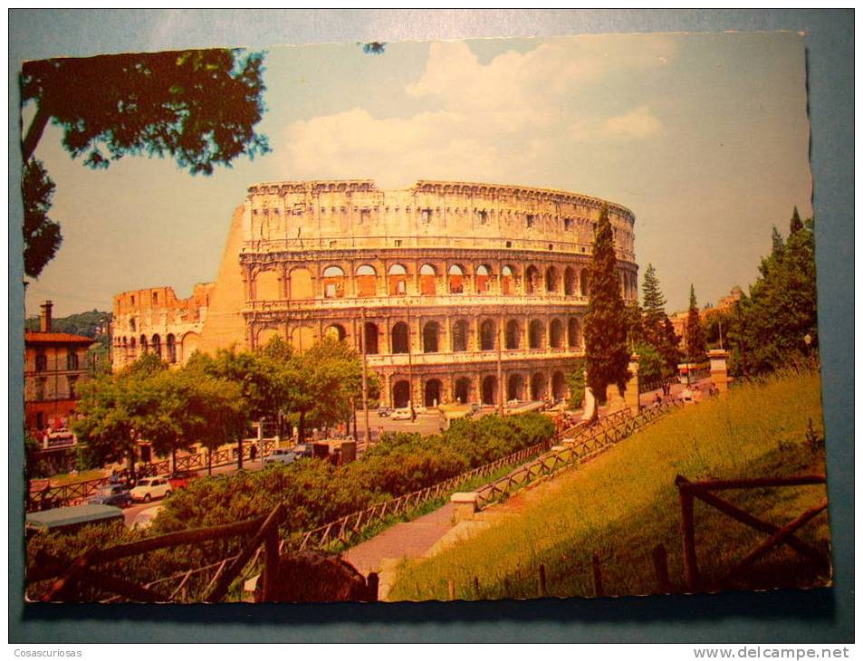 R.9299  LAZIO  ITALIA ITALY  ROMA ROME  ARCHAELOGY ARQUEOLOGIA  COLOSSEO COLISEO  AÑOS 60  MAS EN MI TIENDA - Colosseum