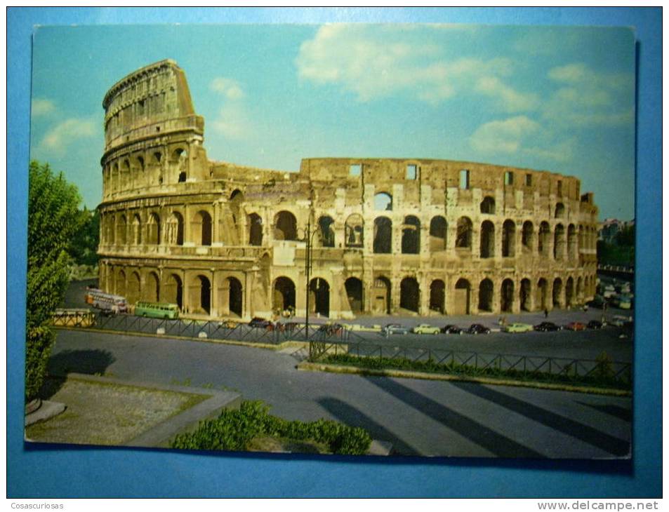 R.9300  LAZIO  ITALIA ITALY  ROMA ROME  ARCHAELOGY ARQUEOLOGIA  COLOSSEO COLISEO  AÑOS 60  MAS EN MI TIENDA - Colosseum