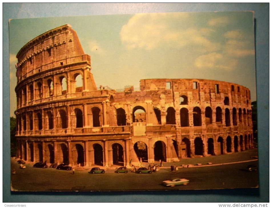 R.9301  LAZIO  ITALIA ITALY  ROMA ROME  ARCHAELOGY ARQUEOLOGIA  COLOSSEO COLISEO  AÑOS 60  MAS EN MI TIENDA - Colosseum