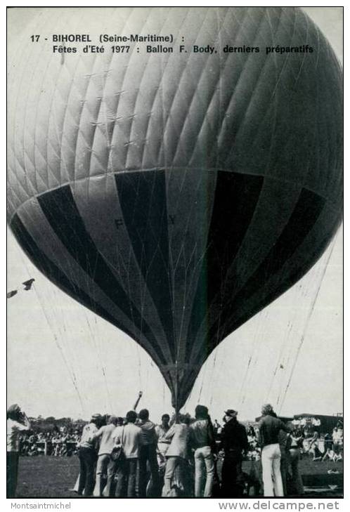 Bihorel. Seine-Maritime 76. Fêtes D´Eté 1977 - Ballon F. Body, Derniers Préparatifs. Plan Animé. - Bihorel