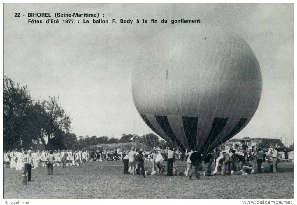 Bihorel. Seine-Maritime 76. Fêtes D´Eté 1977 - Le Ballon F. Body à La Fin Du Gonflement. Plan Animé. - Bihorel