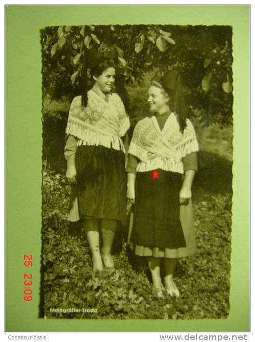 4053  ETHNIC ETNICA  GERMANY DEUTSCHLAND   MARKGR¨FLER TRACHT  AÑOS / YEARS / ANNI  1950 - Non Classés