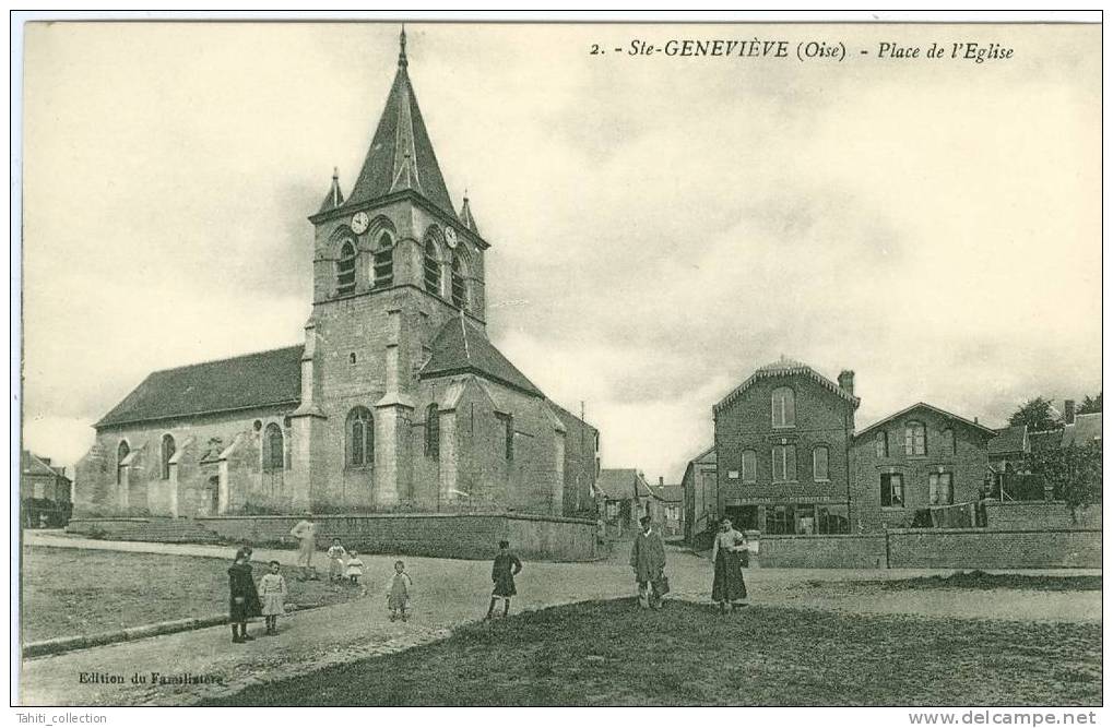 SAINTE-GENEVIEVE - Place De L'Eglise - Sainte-Geneviève