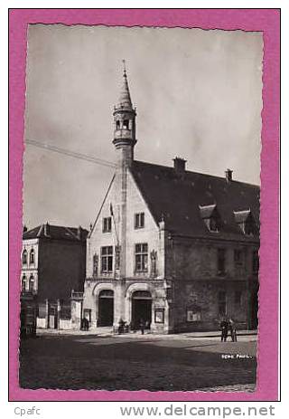 Carte 1945 CLERMONT -l'hôtel De Ville -signée René Paul - Clermont