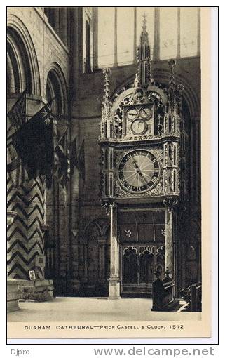 DURHAM CATHEDRAL Prior Castell Clock - Autres & Non Classés