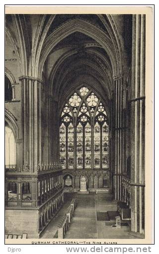 DURHAM CATHEDRAL The Nine Altars - Other & Unclassified