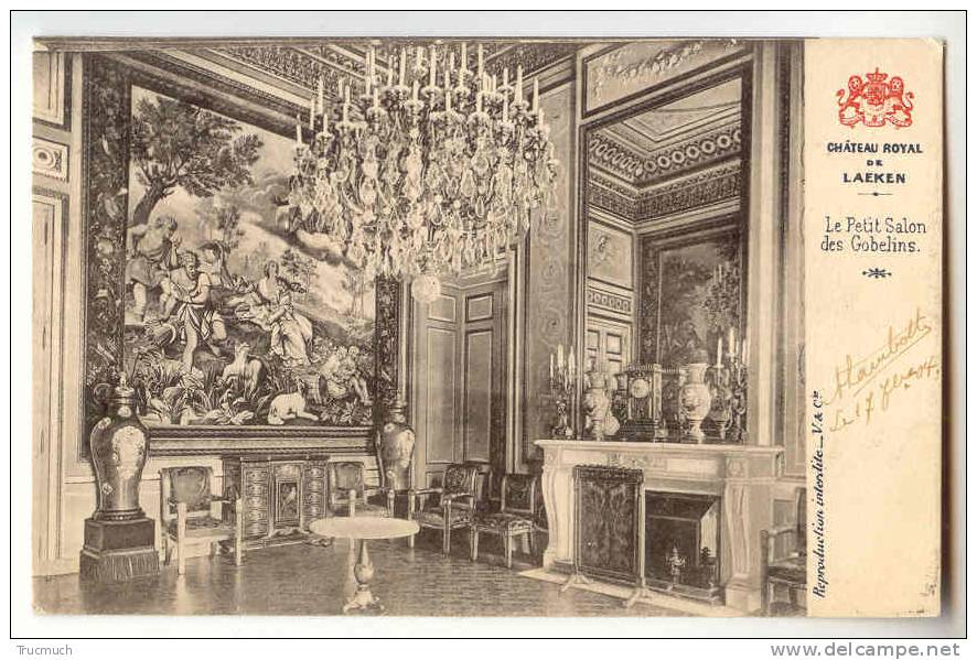 9002 - Château Royal De LAEKEN - Le Petit Salon Des Gobelins - Laeken