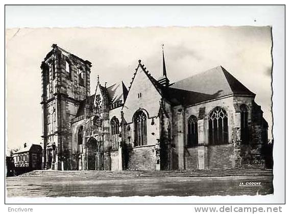 Cpsm RETHEL Eglise St Nicolas - Cigogne - Rethel