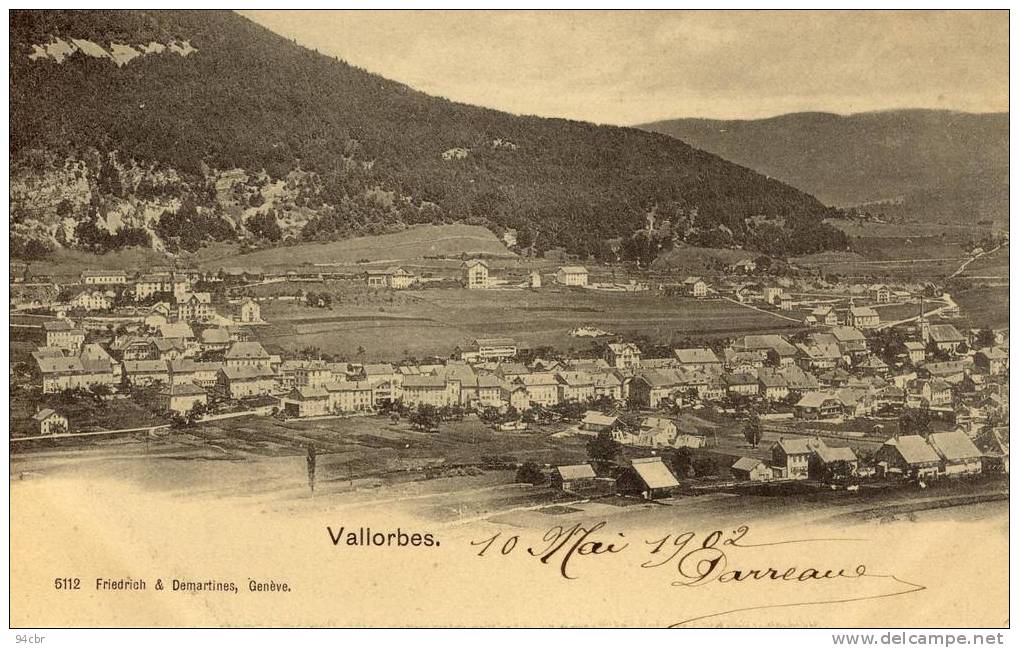 CPA (SUISSE)    VALLORBE - Orbe