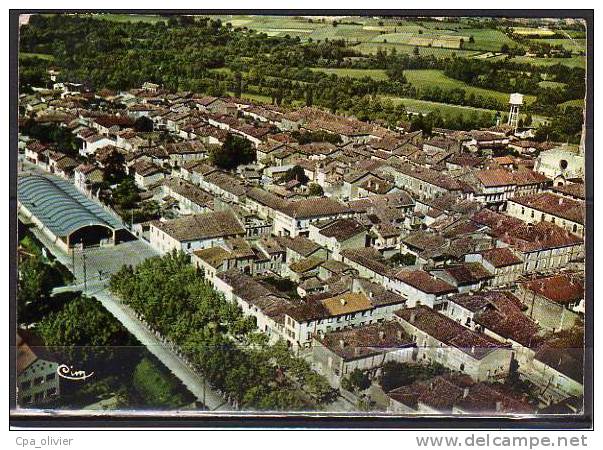 32 FLEURANCE Vue Générale Aérienne, Halles, Chateau D'Eau, Ed CIM 108, CPSM 10x15, 1973 - Fleurance