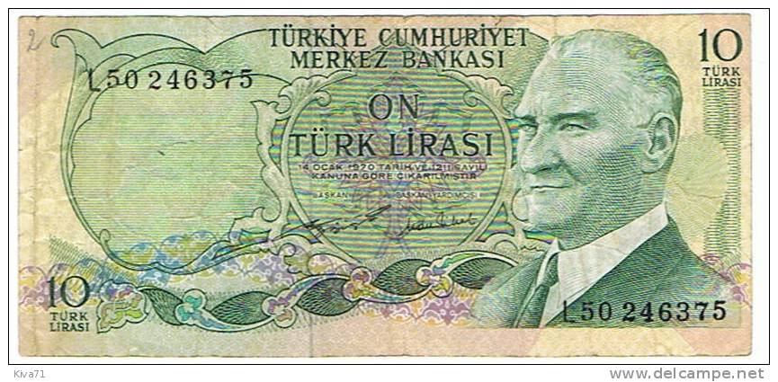 10 Lira "TURQUIE"      Ro65 - Turchia