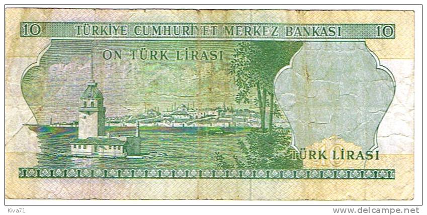 10 Lira "TURQUIE"      Ro65 - Turquia