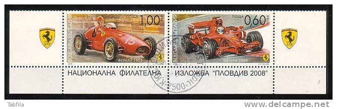 BULGARIA / BULGARIE / BULGARIEN ~ 2008 - "Ferari" - 2v Obl. - Usados