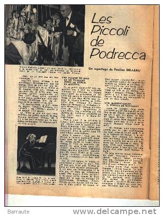 BONNES SOIREES Du 05/02/1956 N° 1773 . Les PICCOLI De PODRECCA  2 Pages 4 Photos - Lifestyle & Mode