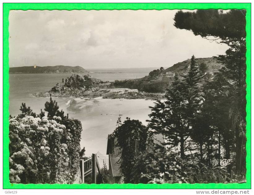 PERROS-GUIREC (22) - LA PLAGE DE TRESTRIGNEL - CARTE À CIRCULÉE EN 1953 - CAP - - Perros-Guirec