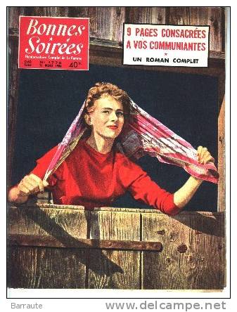 BONNES SOIREES Du 11/03/1956 N° 1778 . Reportage Sur Yvette GIRAUD . - Fashion