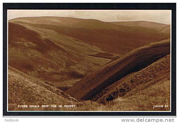 Judges Real Photo Postcard Devil's Beef Tub Near Moffat Dumfries & Galloway Scotland - Ref 247 - Dumfriesshire