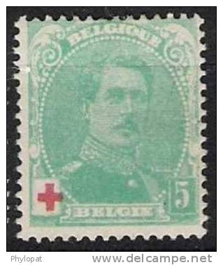 BELGIQUE 1914 N°129 Charniere *  Affaire 25% Cote - 1914-1915 Rode Kruis