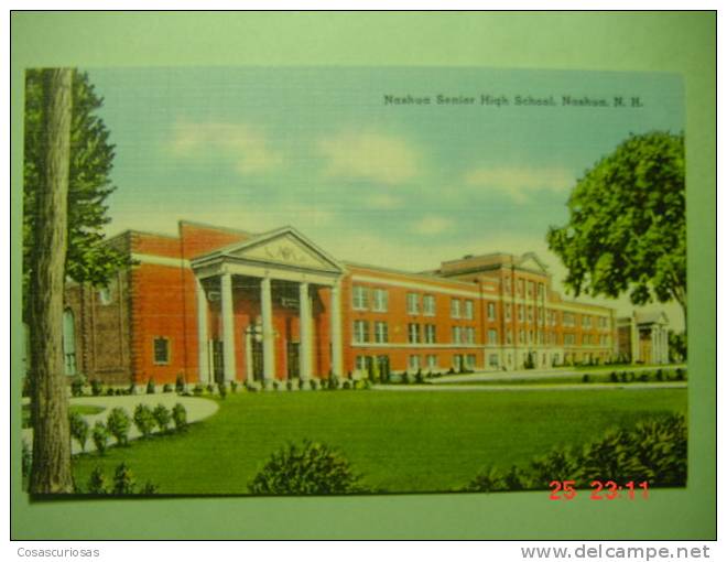 4087  UNITED STATES USA  NASHUA SENIOR HIGH SCHOOL    AÑOS / YEARS / ANNI  1930 - Nashua