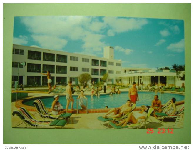 4093  UNITED STATES USA   VENETIAN ISLE MOTEL MIAMI   AÑOS / YEARS / ANNI  1950 - Miami Beach